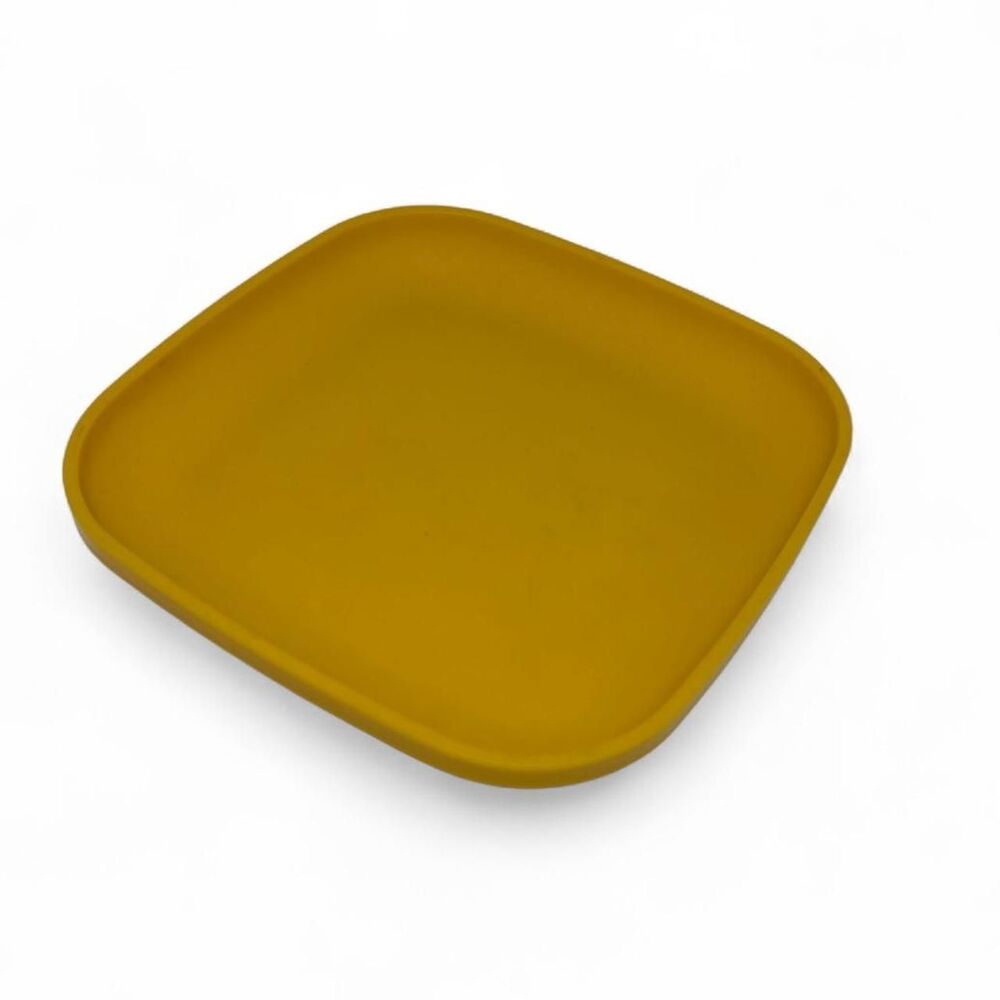 Vintage Tupperware Toys Yellow Stacking Plate Childrens Mini Party Set 1502